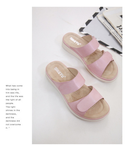 Sandalias Mujer Zapatos For Diabeticos Confort Step Negras