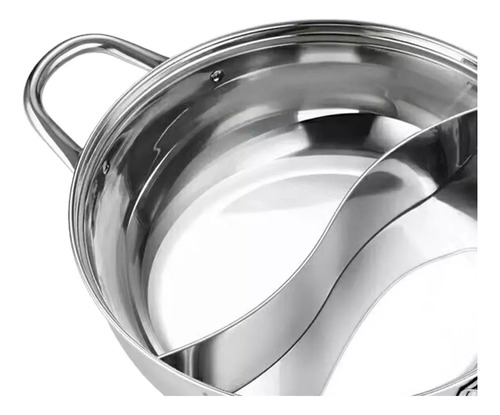 A Olla Caliente Con Separador, Cocina, Sartén