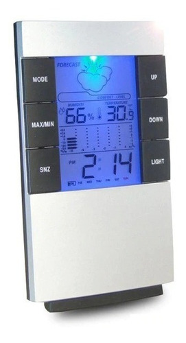 Termo-higrometro Digital De Mesa Temperatura E Umidade