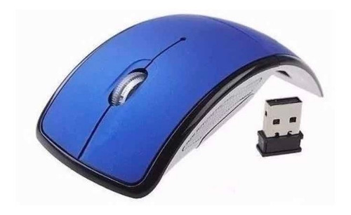 Mouse Sem Fio Dobrável Com Adaptador 2.4 Ghz Wireless