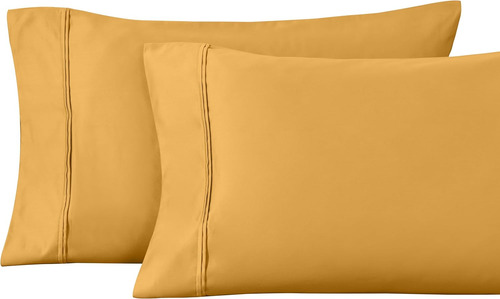 Juego De Funda De Almohada De Algodón Egipcio 1200 Hilos Kin