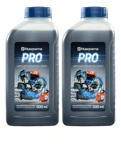Kit 2x Óleo Husqvarna 2t Pro Premium 500ml