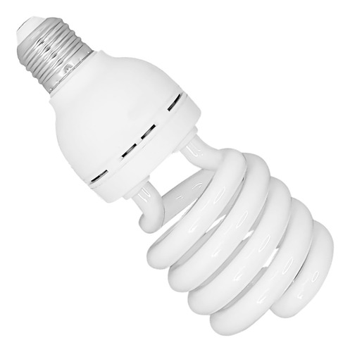 Lâmpada Compacta Espiral 45w 220v E27  Alumbra Branco Frio