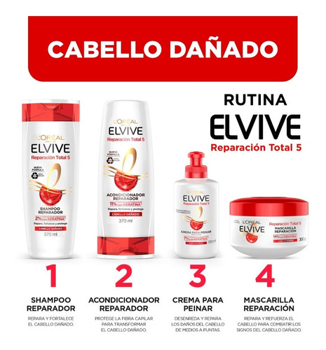 Pack Elvive Reparación Total 5 - mL a $64