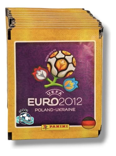 25 Sobres Del Álbum Uefa Euro 2012 (125 Estampas) Panini