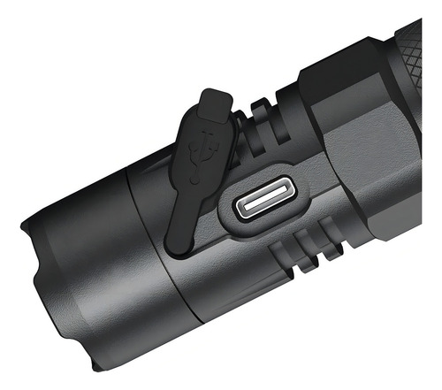 Linterna De Mano Tactica Nitecore Mh10 V2 1200 Lumens Color de la linterna Negro Color de la luz Blanca