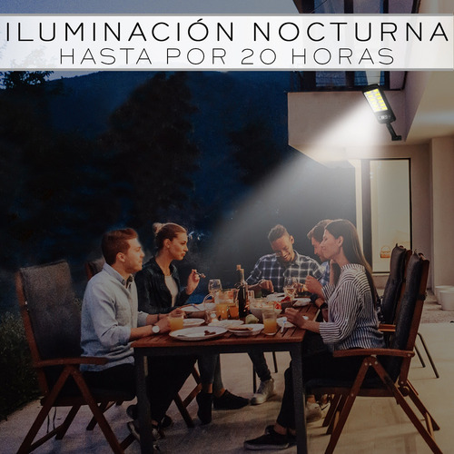 Lampara Led Solar Suburbana Exterior Luminaria