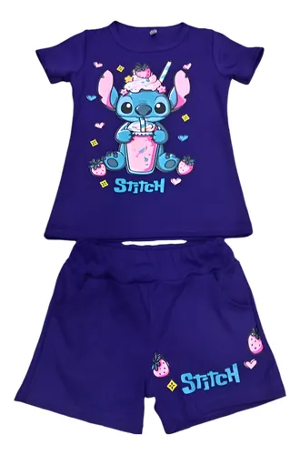 Polera Short Conjunto Stitch Niña