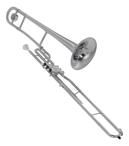 Trombon Embolos Jupiter Jtb720vsq Do Plateado Con Estuche
