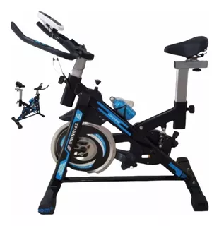 Bicicleta Estatica Máquina Spinning Spin Bike X Speed 17 K Color Negro/Azul