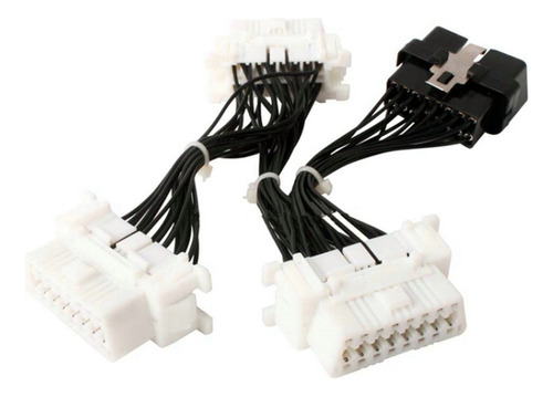 Cabo Elm327 Obd2 De 16 Pinos Macho Para 3 Fêmeas