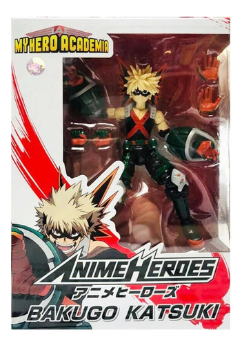 My Hero Academia Anime Katsuki Bakugo Figura Articulada