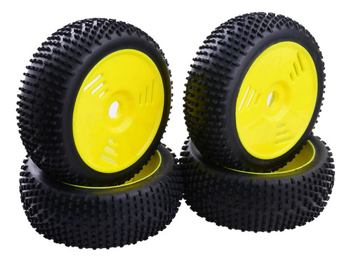 Neumáticos De Goma Compatible Con Buggy Rc Amarillo