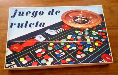 Juego De Ruleta Completo Paño Fichas Ruleta Bolita Todo