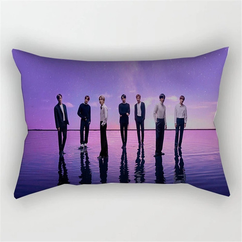 Almohadas Bts K Pop Suavecitas Modelos Cojin Felpa Color Purple