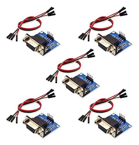Módulo Convertidor Dafurui Rs232 A Ttl, 5 Piezas, Máximo 323