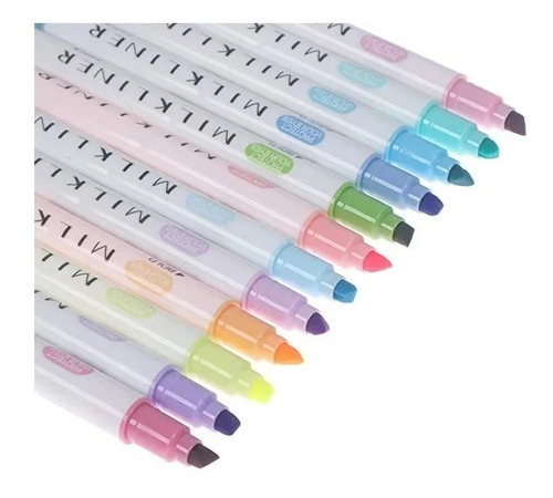 Set De 12 Marcadores Dobles Nuwa Milkliner