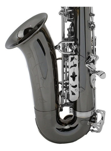 Saxofon Alto Mendini Negro Mi Bemol