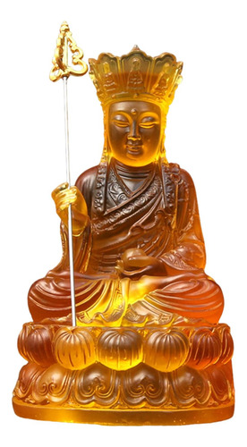 Estatua Budista Figura Budista Sobre Base De Loto Estilo C