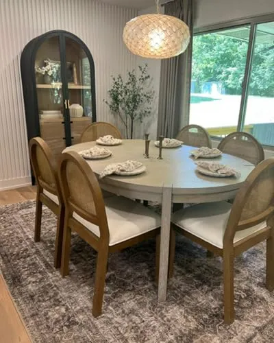 Silla De Comedor Nathan James Bailey 19 Set De 2, Rattan Y