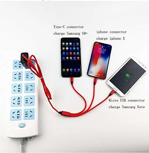 3 In 1 Usb Multiple Charging Cable Cord Para With Phone Xs