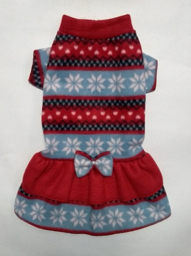 Roupa Para Cachorro - Vestido Inverno Em Sofit Tam 1 Ao 4