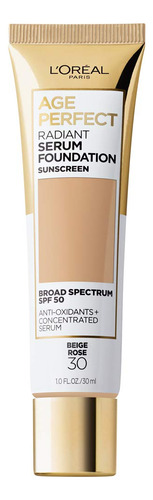 L'oreal Paris Age Perfect Base Suero Spf 50 Beige Rose