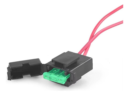 Porta Fusível Com Fusível De 30a E Fio Reforçado De 4mm