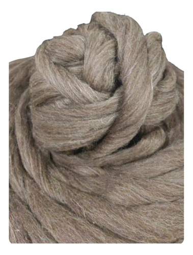 Vellón 26 Mic Merino C Fina Patagonica X 2 Kg Vison Oscuro