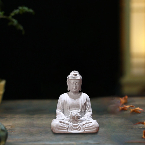 6 Estátua De Buda De Lótus, Decoração De Mesa, Pequeno