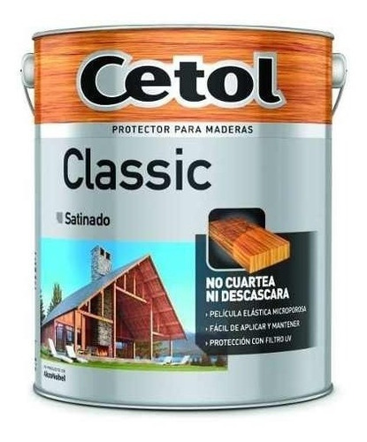 Cetol Classic Exterior 1 Lt Lasur Impregnante Madera Rosario