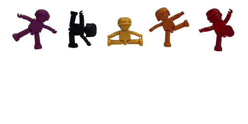 Personajes Magnéticos Braintoys Imanix Friends Cool 5 Pcs