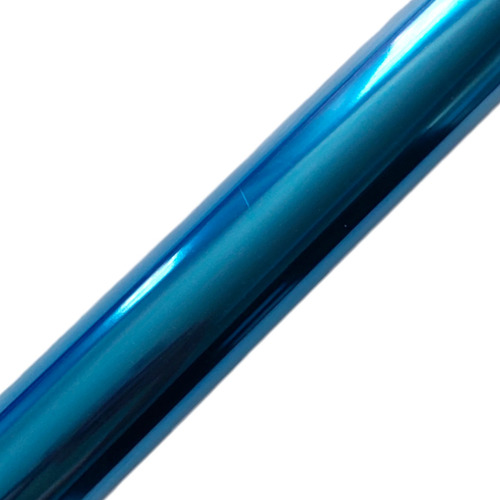 Papel Metálico Envoltura Decoración Regalo 25m Navi Liso Azul Rey Rollo Navi Liso