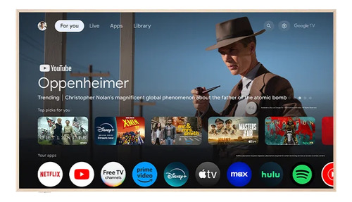 Pantalla Tcl 55 Pulgadas 4k Qled Smart Tv Asistente Google