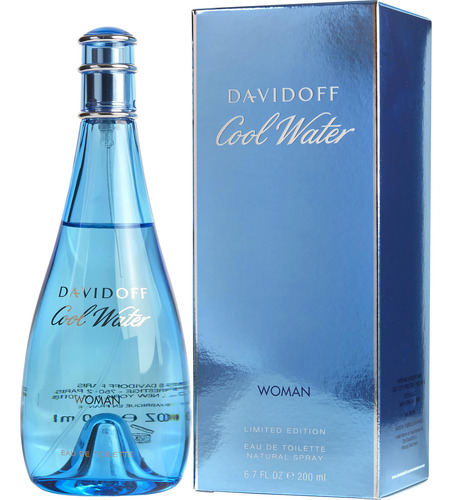 Perfume Davidoff Cool Water Eau De Toilette 200ml Para Mulhe