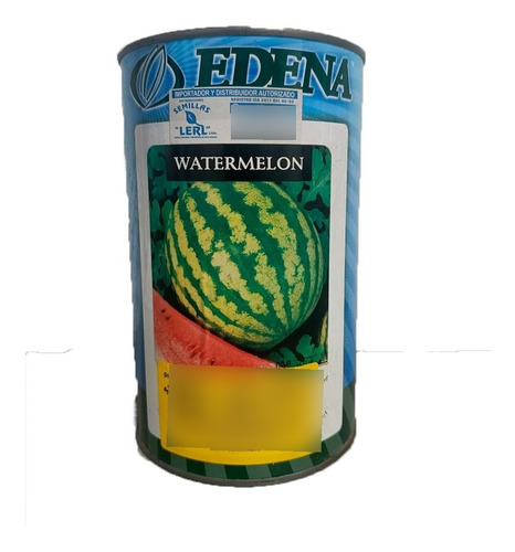 Imagen 1 de 1 de Semillas Patilla Sandia Jubilee Lata 1 Libra