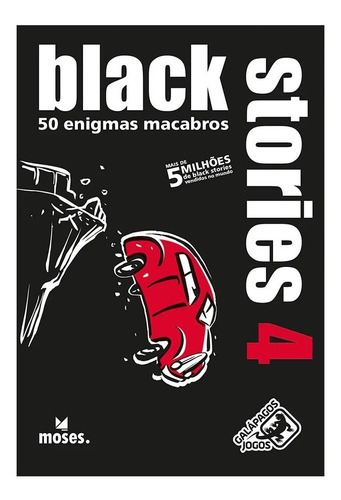 Black Stories 4 50 Enigmas Macabros Lacrado Galápagos Jogos