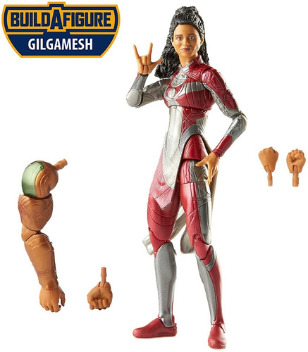 Boneco de ação Marvel Legends Eternal Series Makkari +3