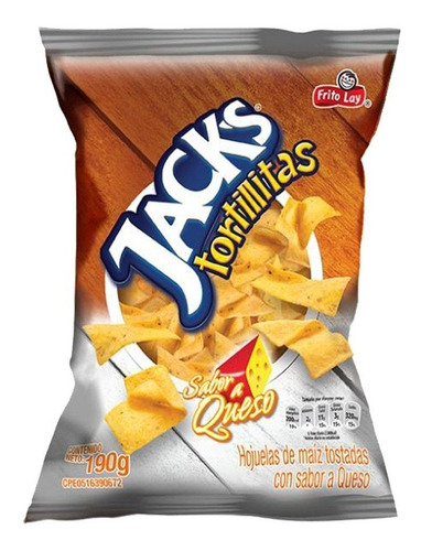 Tortillas Sabor A Queso 190g Jack