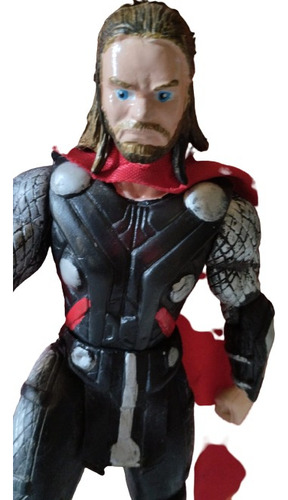 Figura De Accion Thor Bootleg De Colección Con Armas Luz Etc (Usado)