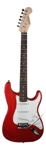 Guitarra eléctrica Babilon Vintage Twist de roble roja brillante con diapasón de palo de rosa