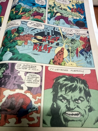 Cómic El Hombre Increíble Hulk Núm 4 , Marvel Chile, 1978. (Usado)