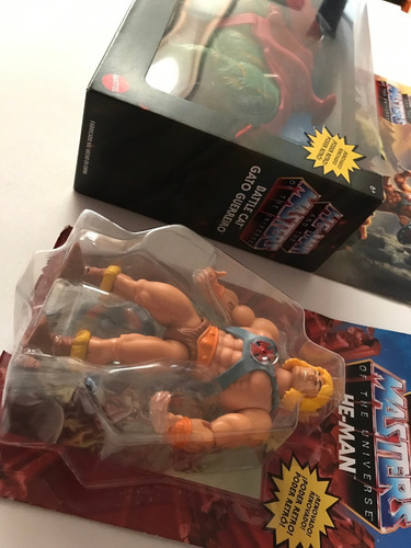 He-man Y Gato Guerrero Battle Cat Motu Origins Retro Amos De (Usado)