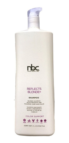 Shampoo Reflects Blonde 2 Litros Matizador Nbc Envío Gratis