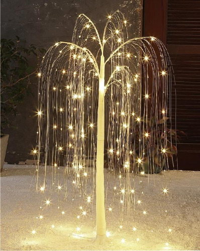 Árbol Navidad Iluminado Led Decorativo Pino Exterior Luces