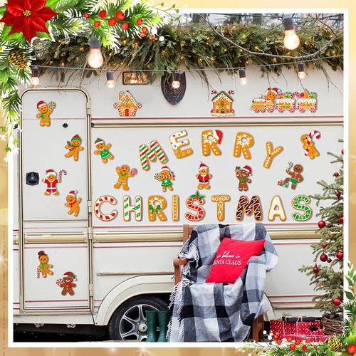 30 Unidades De Navidad De Pan De Jengibre Para Decoración De