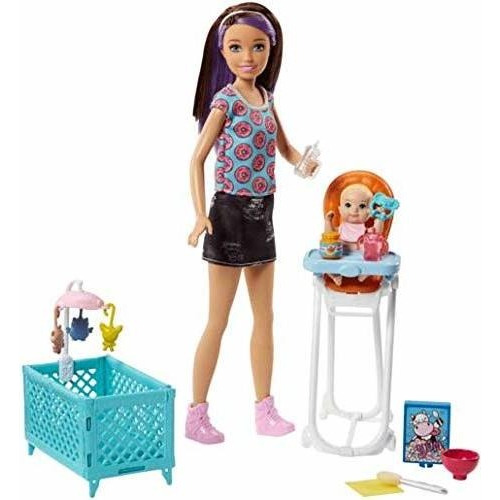 Barbie Skipper Niñeras Inc. Juego De Muñecas Y Alimentaci.