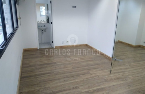 Imagem 10 de 15 de Sala Comercial 70m2 Com 2 Vagas De Garagem Na Chacara Santo Antônio - Cf56406
