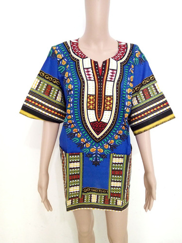 1 Piezas Unisex Africano Vestido De Algodón Dashiki Étnico C