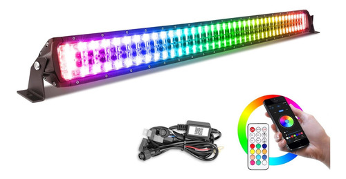 Barra Luz Led Rgb Dji Cree Multicolor Off Road Trabajo Spot